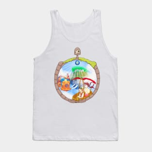 Chase for a Castle in the sky Tank Top